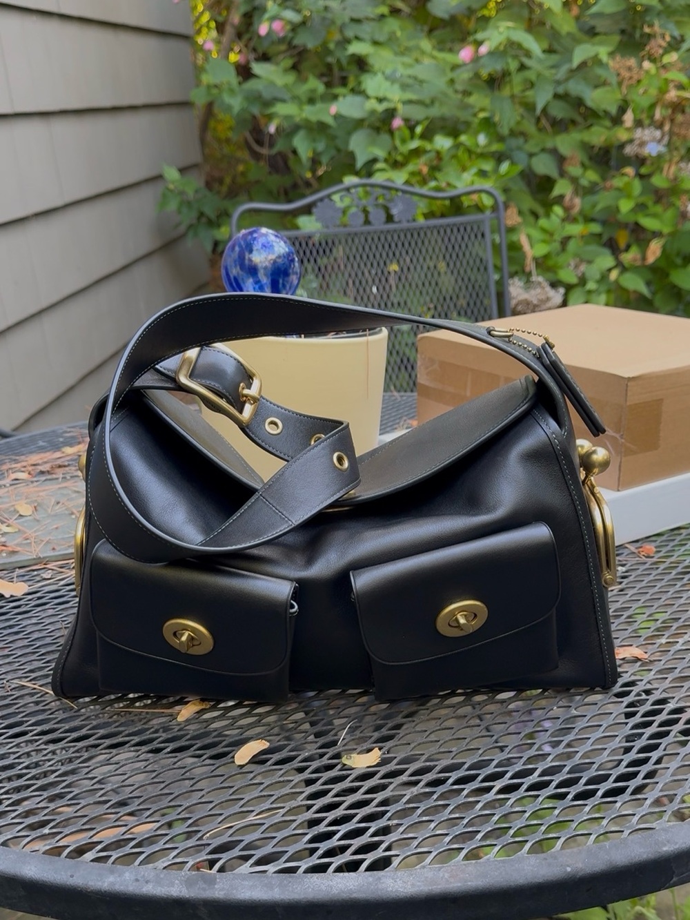 Coach Smooth Leather Haversack